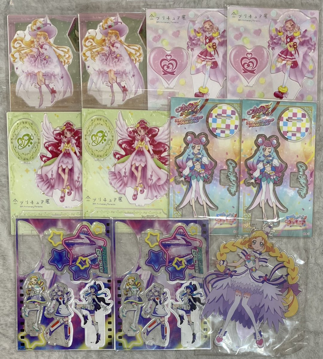 hayamitsuaonodo's tweet photo. 【プリキュア　抱き合わせ対象品一覧　交換　譲渡　買取】

譲→画像のお品

求→
単体でお迎えいただく場合、全て定価以下＋送料にてお譲り可能です🌸
(抱き合わせとしてお選びいただく際には、定価計算)

交換の場合、画像1に記載のものでしたらなんでも検討させていただきます🙆‍♀️ https://t.co/DRMezxK8nJ