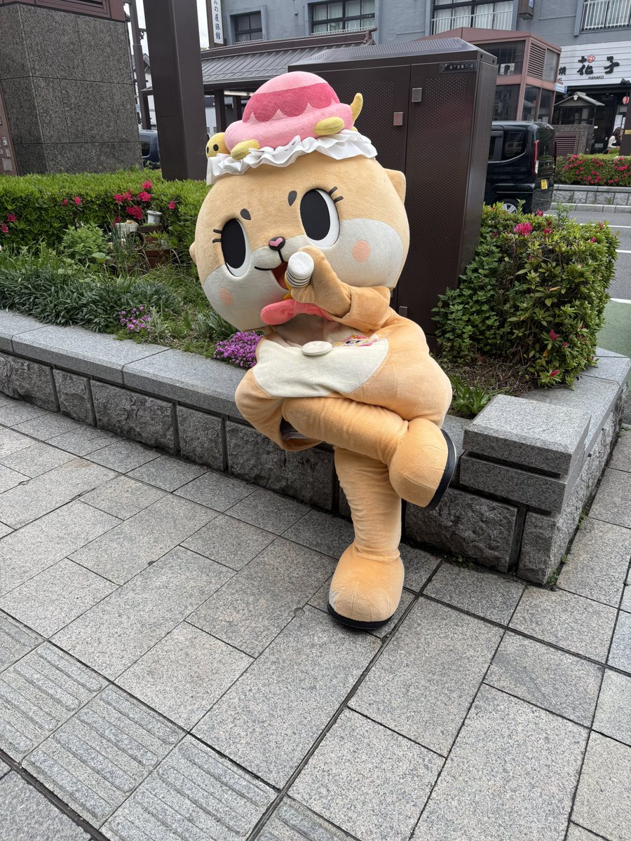 休憩中😅偉そう🫣