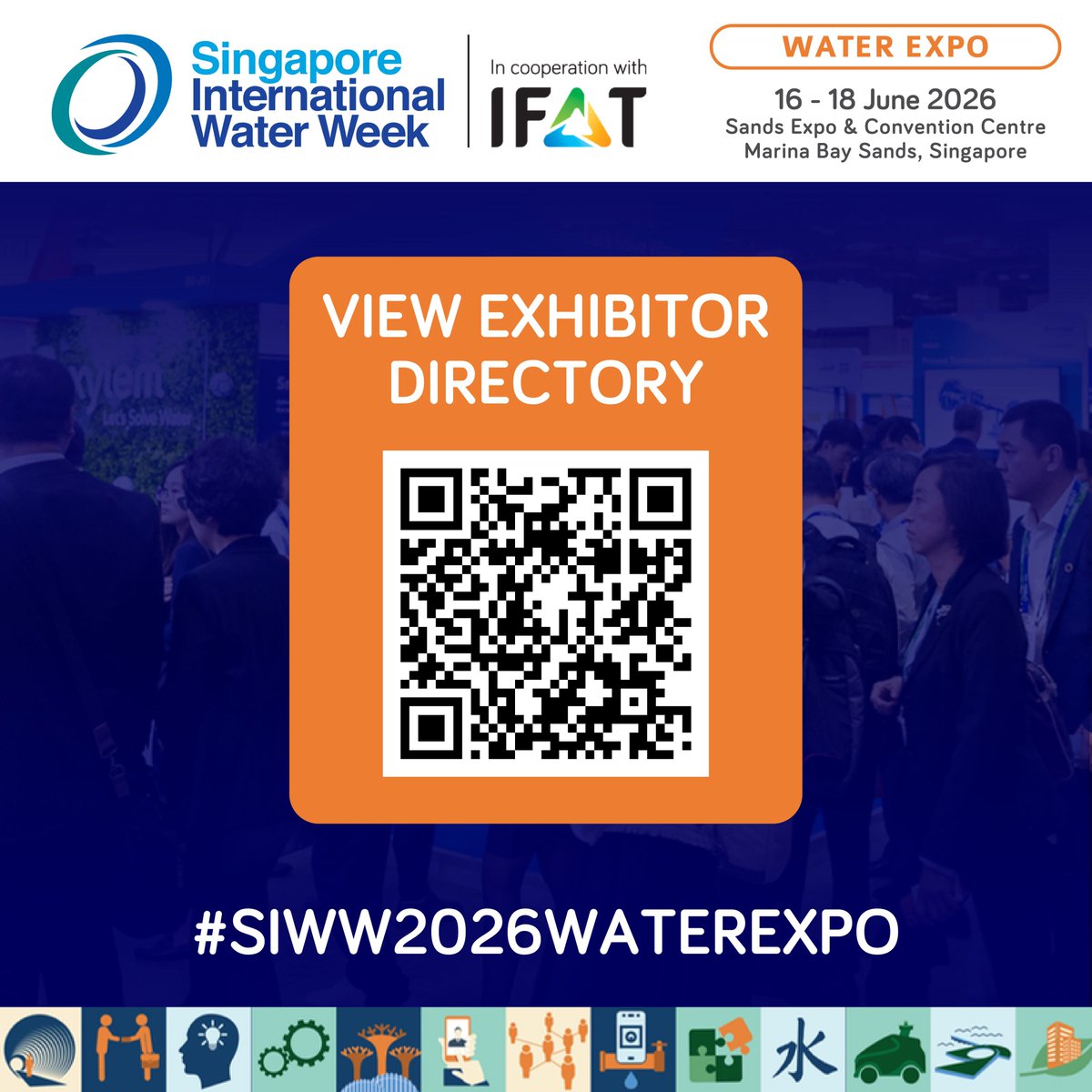 WaterWeekSG's tweet photo. 𝗜𝗻𝘁𝗿𝗼𝗱𝘂𝗰𝗶𝗻𝗴 𝘁𝗵𝗲 𝗟𝗮𝗿𝗴𝗲𝘀𝘁-𝗘𝘃𝗲𝗿 𝗦𝗶𝗻𝗴𝗮𝗽𝗼𝗿𝗲 𝗣𝗮𝘃𝗶𝗹𝗶𝗼𝗻 𝗮𝘁 𝗦𝗜𝗪𝗪𝟮𝟬𝟮𝟲 𝗪𝗮𝘁𝗲𝗿 𝗘𝘅𝗽𝗼

Register for your Trade Visitor Pass today! https://t.co/PhfqDBl7TB

Exhibitor Directory: https://t.co/f7EoBdnAnG https://t.co/noPGtFINek