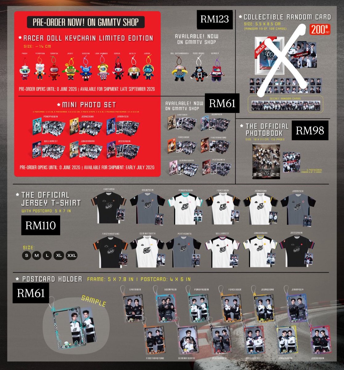 tkhanhyo's tweet photo. 🇲🇾GO : LOVE OUT LOUD FAN FEST 2026: HEART RACE OFFICIAL MERCHANDISE

📍Deadline: While Stock Last
Price exclude EMS and Local Postage
#LOLfanfestival2026 https://t.co/XICozykVhZ