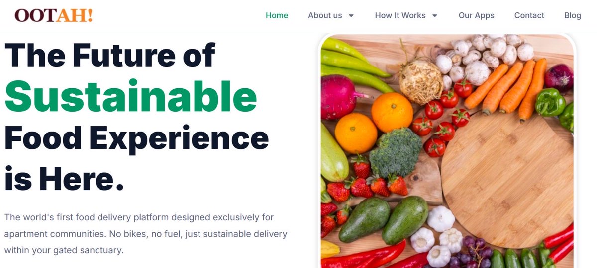 smarthertech's tweet photo. 🚀 Completed the OOTAH App &amp; Website — a sustainable food delivery platform designed for apartment communities. 🌱

Modern design, seamless experience, and technology built for smarter living.

Need an app or website?
📞 +91 9003162488
🌐 https://t.co/SH2ZX1hVs2

#AppDevelopment https://t.co/cM33qwFWQk