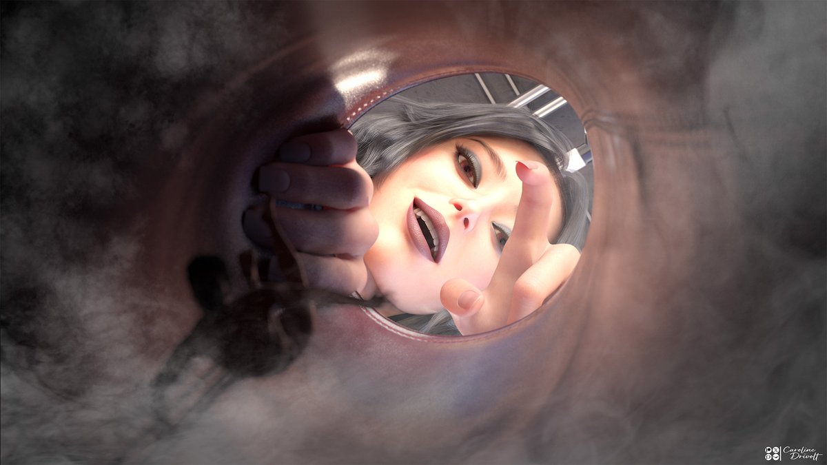 CarolineDrivolt's tweet photo. With a chuckle, @Allosauro1's Alexandra's fingers let go of a tiny one, and he plummets into the depths of her boot. The lingering heat instantly surrounds him as he falls down the shaft, not promising anything good once he hits the bottom~

#Sizetwitter #SizeArt #巨大娘 https://t.co/0yIJDQ09nw