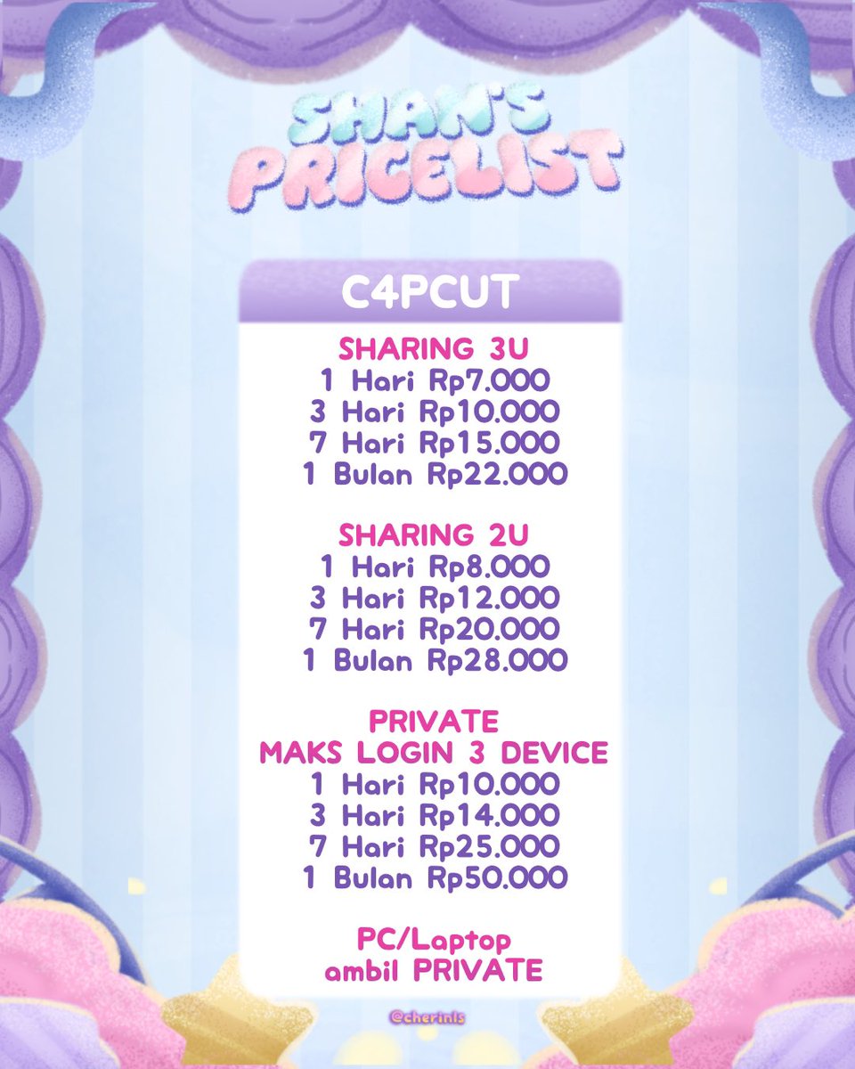 Bintang | WA/DM ke cherinls yaaap 💫 tweet media