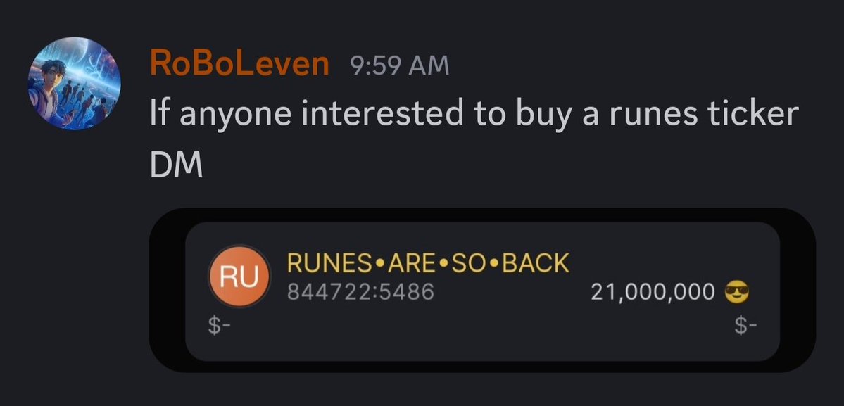 Roboleven's tweet photo. RUNES•ARE•SO•BACK #RUNES https://t.co/8hYAapwEPU
