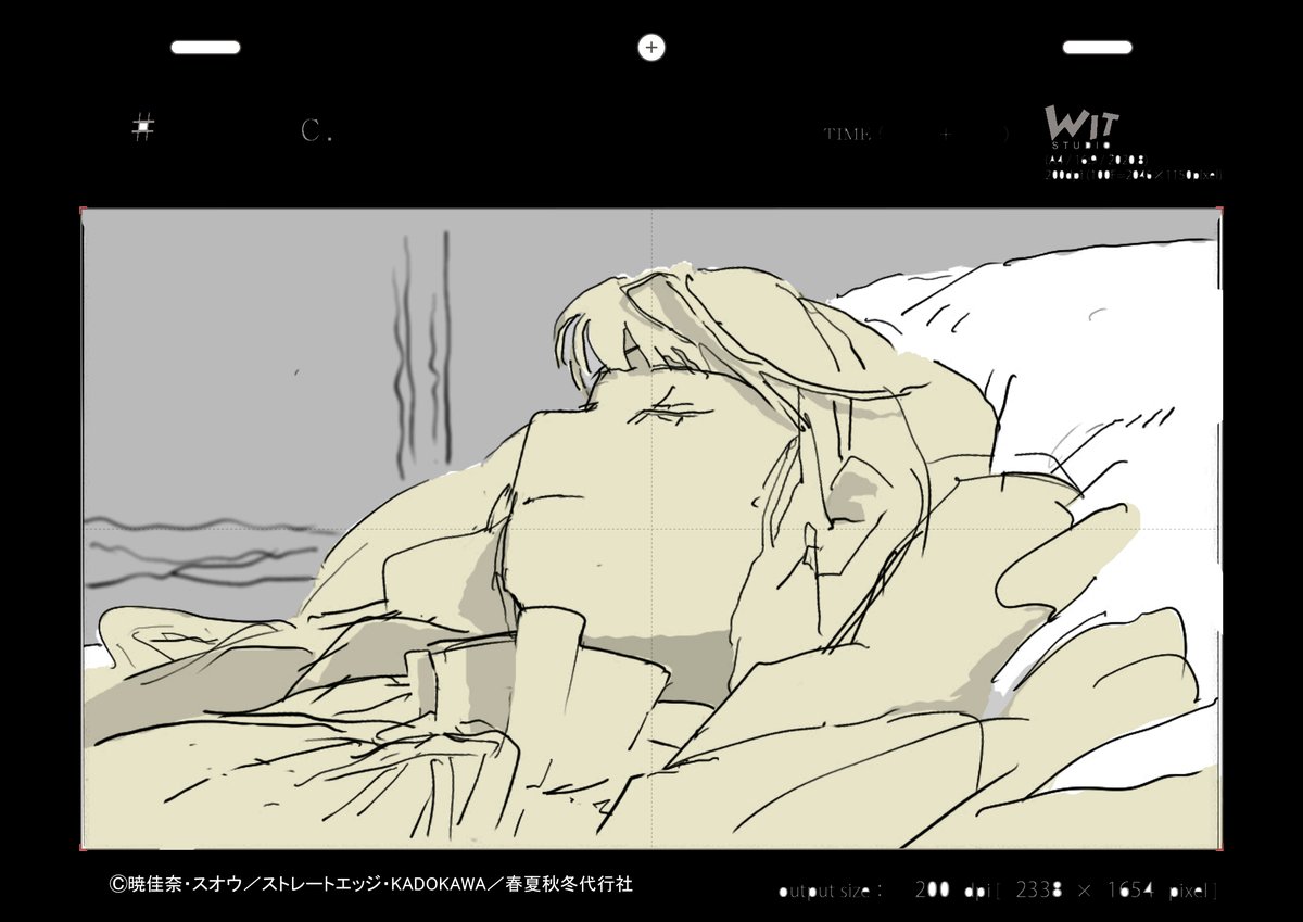 春夏秋冬代行者9話で描いた原図その⑪
#春夏秋冬代行者 