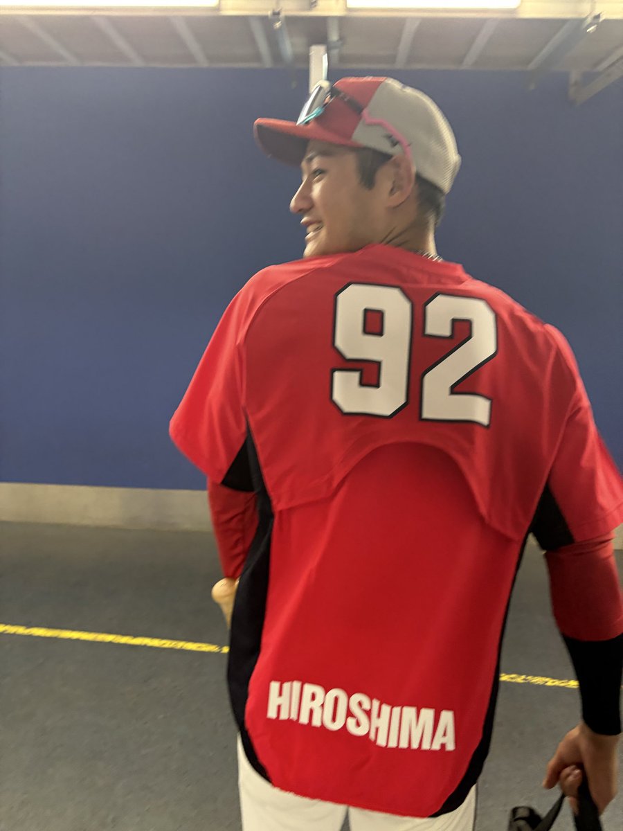 今日 #名原典彦 選手の背番号がついに… #カープ #carp