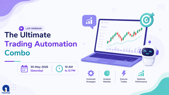 algomojo's tweet photo. ⚡ The Ultimate Trading Automation Combo

Explore advanced automation tools, seamless execution workflows, and powerful trading features designed for modern traders.

📅16-MAY-2026 (Saturday)⏰10 AM – 12 PM

Don’t miss the live demo session!🚀

https://t.co/HwmGS2l9Fz https://t.co/NOL3HGVCi0