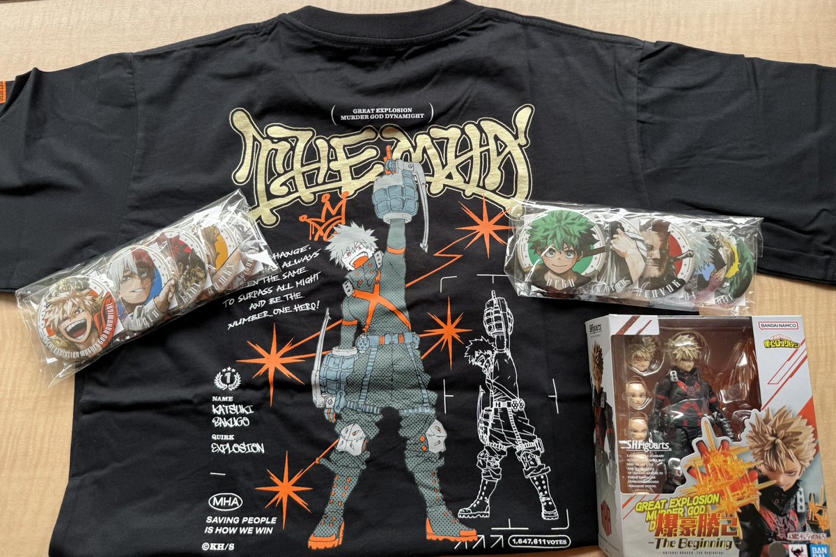 こっちも来た✨ ジャンプGIGA2025限定誌上通販のヒロアカ爆豪勝己No