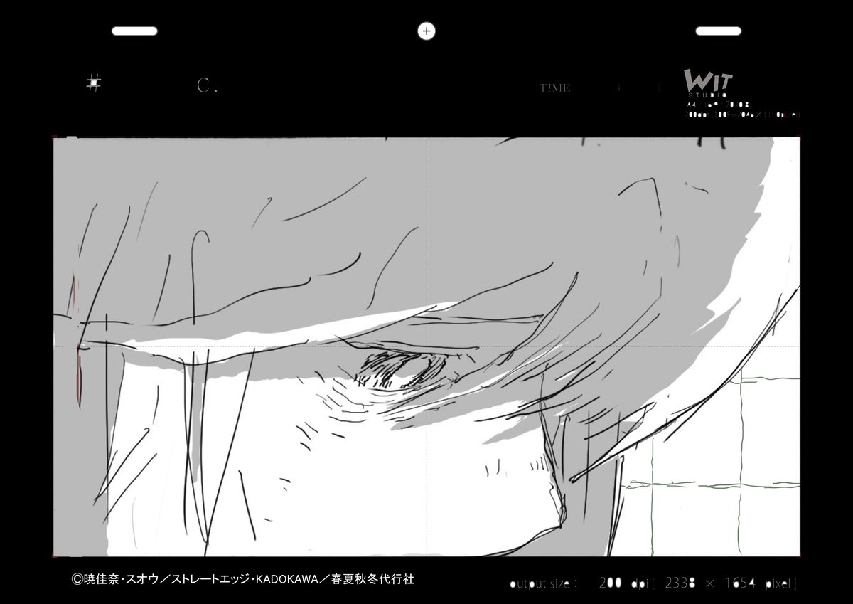 春夏秋冬代行者9話で描いた原図その⑨
#春夏秋冬代行者 