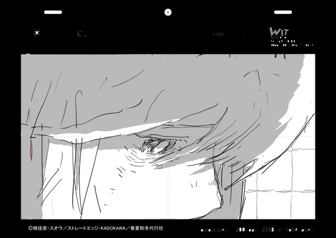 春夏秋冬代行者9話で描いた原図その⑨
#春夏秋冬代行者 