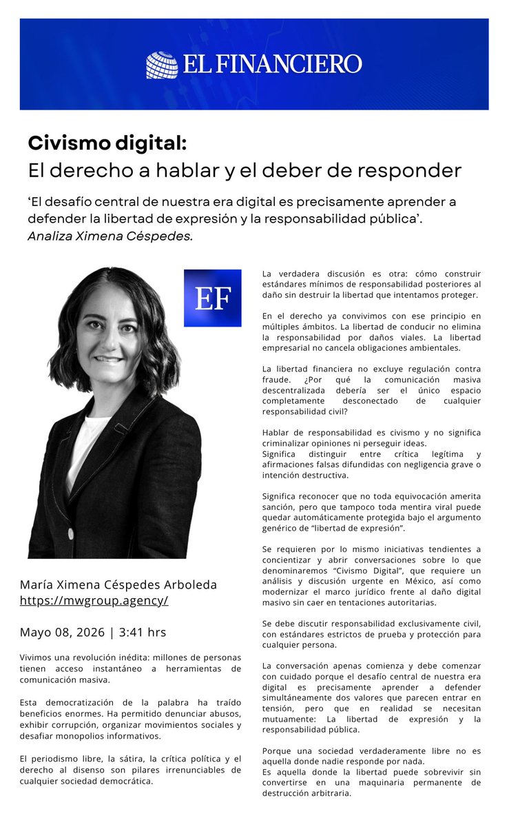 Mngelss's tweet photo. La libertad de expresión es un derecho, pero informar con responsabilidad también importa. En tiempos de desinformación, el equilibrio es clave. 💬⚖️ https://t.co/b2sGRVG2Bh