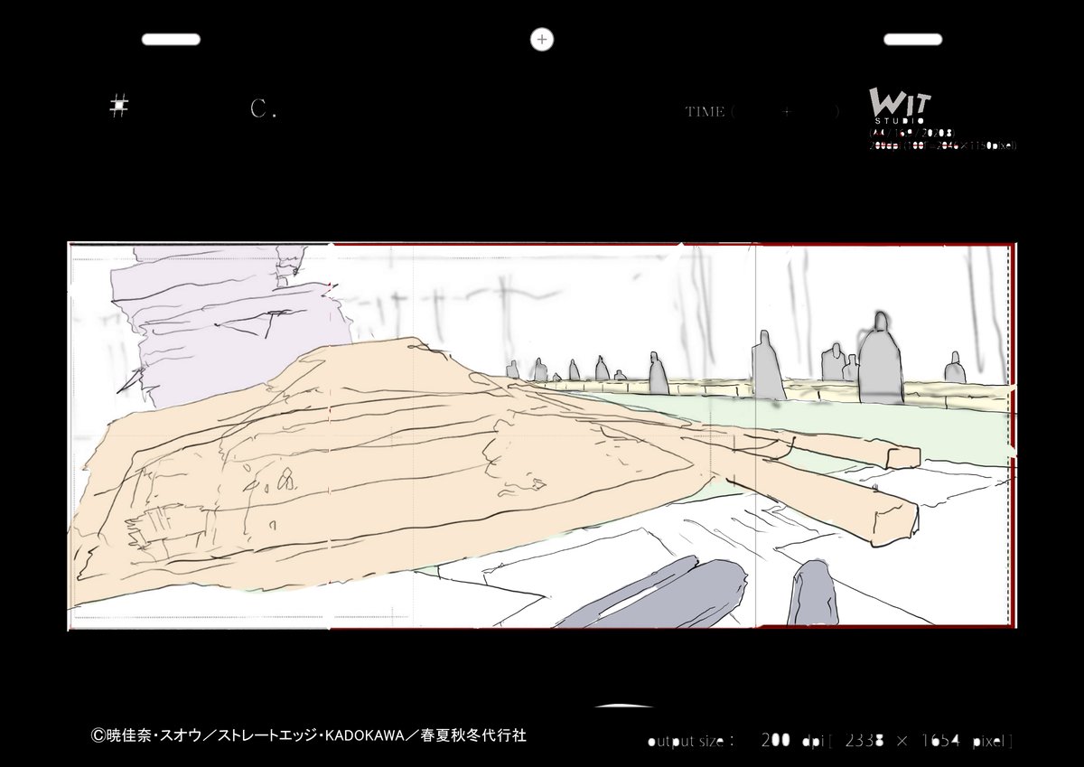 春夏秋冬代行者9話で描いた原図その⑨
#春夏秋冬代行者 