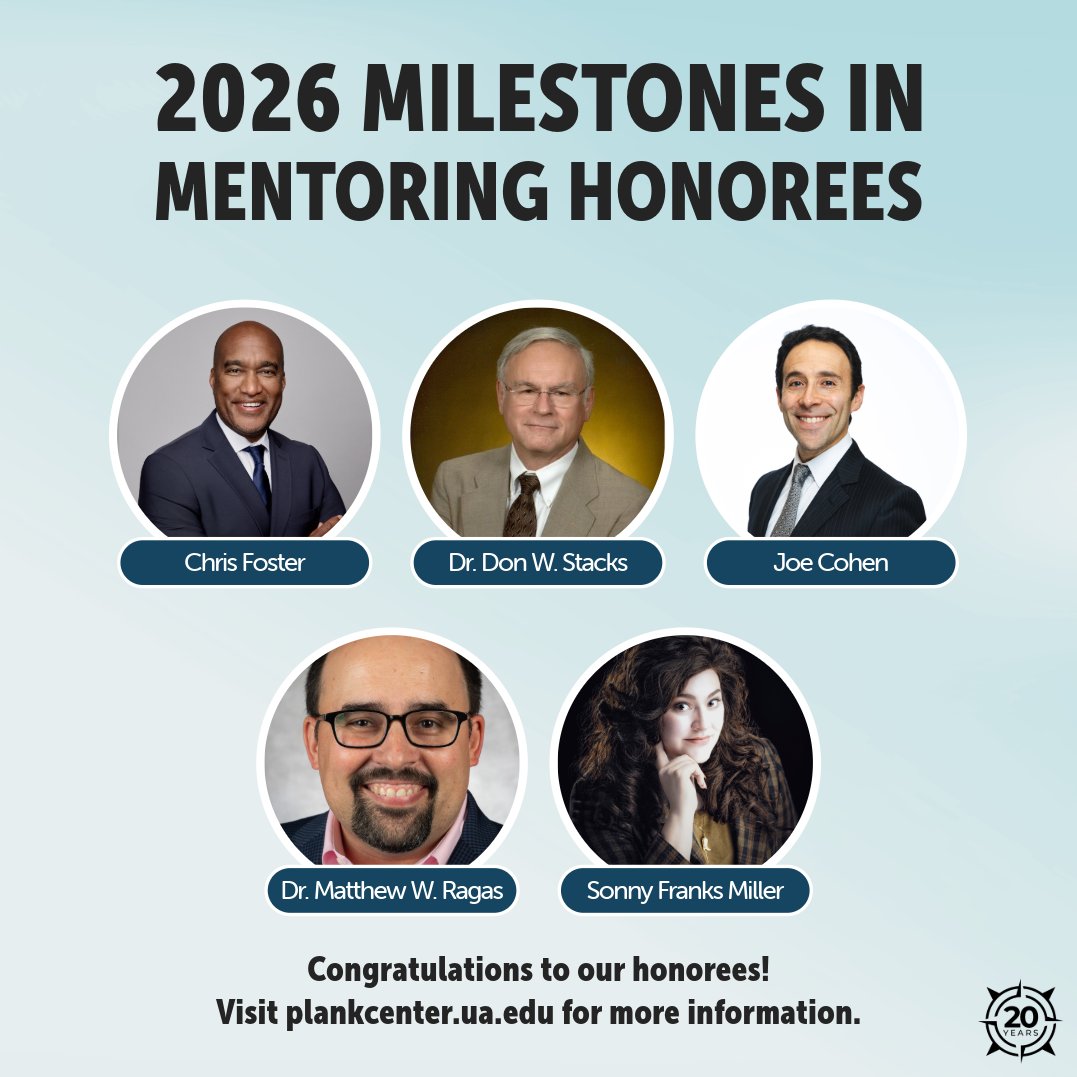 PlankCenterPR's tweet photo. We’re proud to announce our 2026 Milestones in Mentoring Honorees! 🌟 Celebrating leaders who are shaping the future of communications through mentorship and leadership.

Join us in congratulating this year’s award winners 👏

Learn more: https://t.co/uWwdxobwiA

#PlankCenterPR https://t.co/MqcGSxzZSC