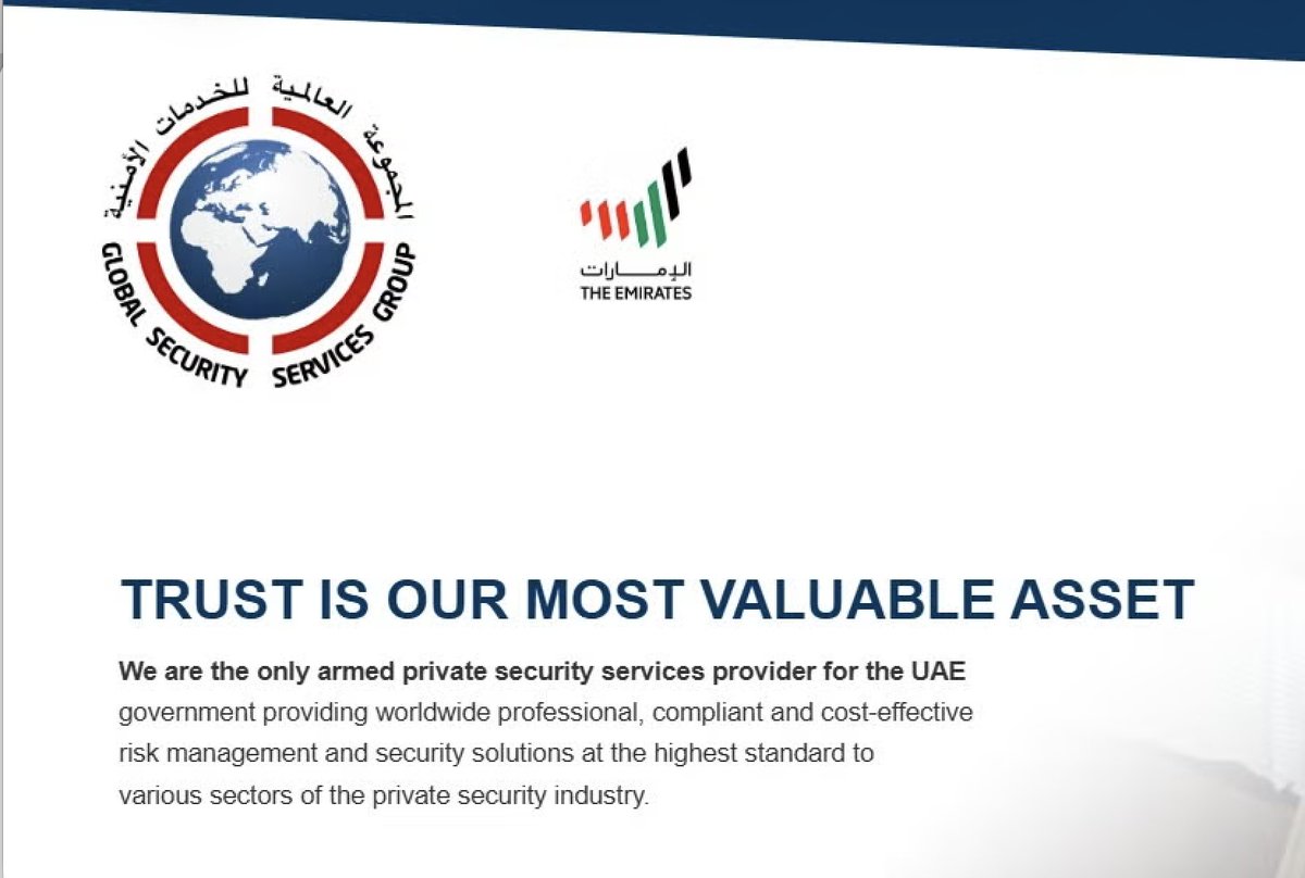 jbgallopin's tweet photo. The Colombian private military contractors were apparently hired by the Global Security Services Group, a UAE-based company that, until its role in the scheme was revealed, boasted of being "the only armed private security services provider" for the UAE government. https://t.co/YKt2tThZfp