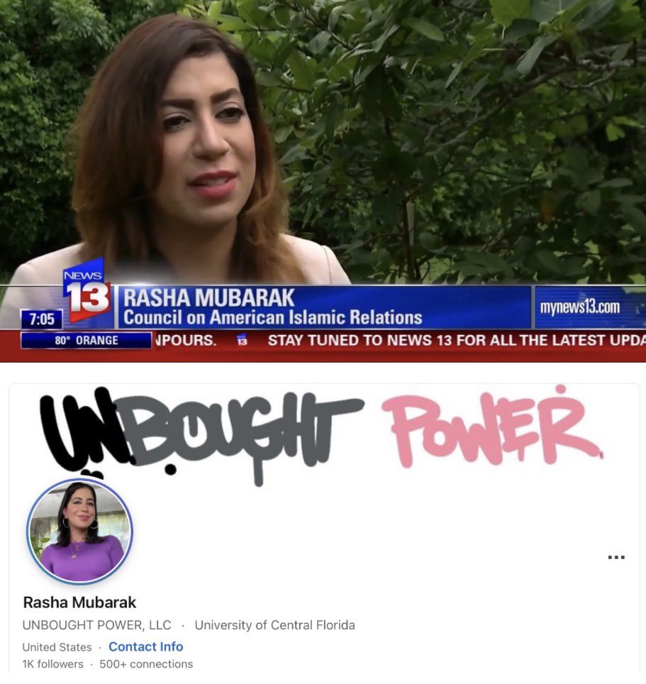 JamesHartline's tweet photo. I've archived an extensive file on Mubarak. The big issue to investigate for @DOGE , @DataRepublican @T_Q_Gardner @labtechleigh and others is the funneling of hundreds of thousands of dollars from Rashida Tlaib's campaign to Rasha Mubarak's political consulting firm Unbought Power LLC . This also involves huge amounts of money via the Jihad Squad's PAC and other affiliated PACs, Ilhan Omar, et al. Mubarak was long involved with CAIR in addition to other organizations with extensive terrorist ties in Palestine and the Gaza Strip. Tlaib and Mubarak are glued to each other's hips.
