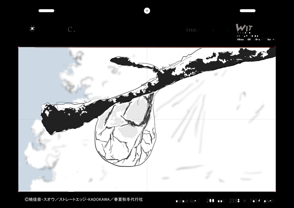 春夏秋冬代行者9話で描いた原図その⑫
#春夏秋冬代行者 