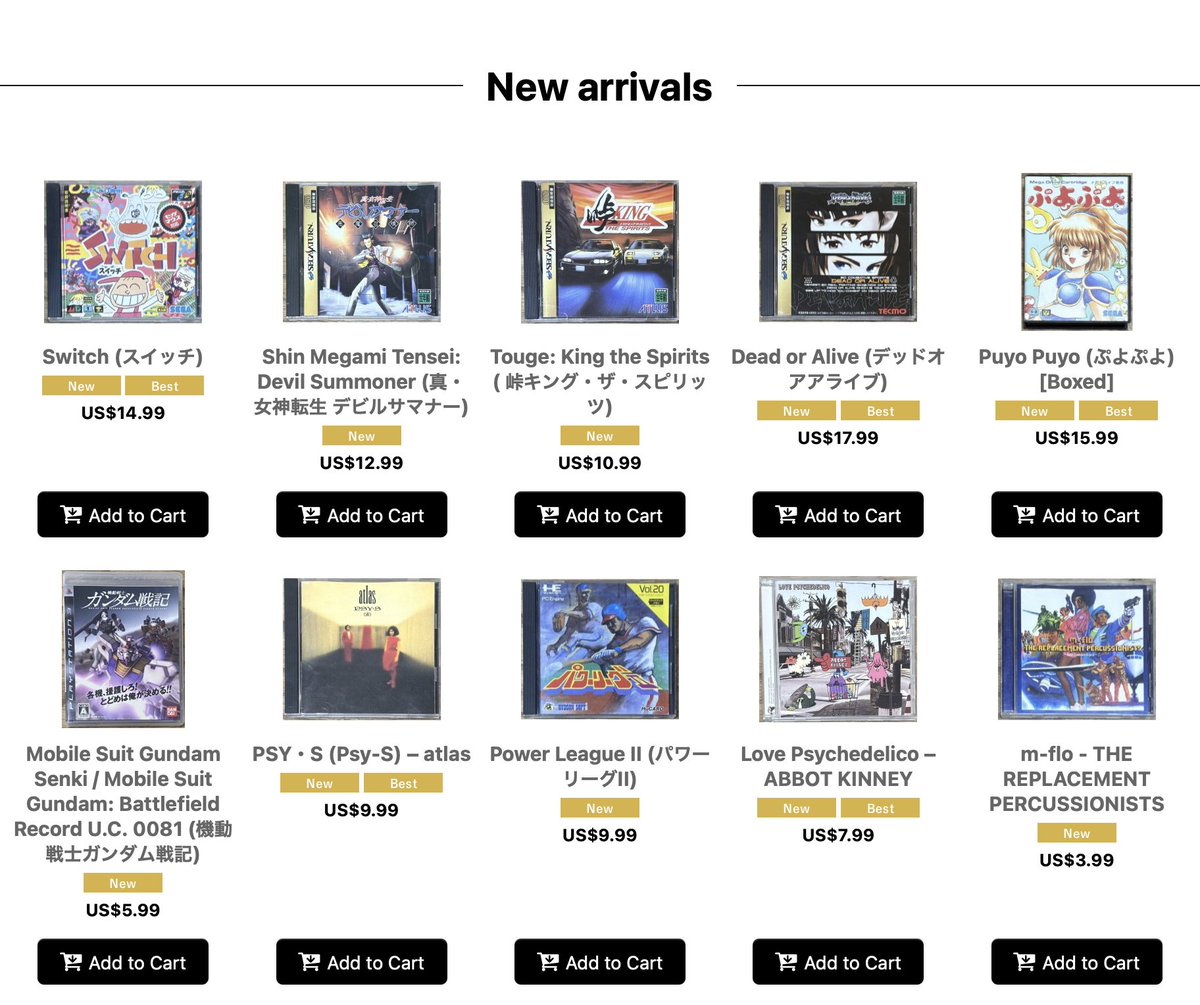 JpnRetroDirect's tweet photo. All Yamato orders have been shipped. Keep an eye on the tracking. UPS is not very good about letting people know about their delivery attempts and will count packages as unclaimed after a few days.

Ask for today, GREAT restocks of Games and Music.

Site: https://t.co/mknsfI8FKu https://t.co/drhfCQNmKO