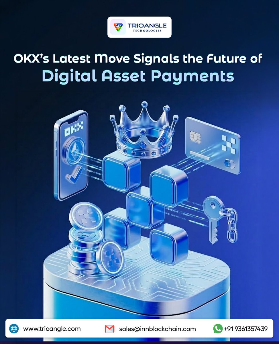 Trioangle's tweet photo. OKX is raising the bar 🔥

Instant stablecoin settlements with Tempo + secure institutional trading via BitGo cold storage.

Want similar features without huge dev costs?

https://t.co/UBoOTICMcv

#OKX #CryptoExchange #OKXCloneScript #Web3 #BlockchainDevelopment https://t.co/GM6BsYDsnk