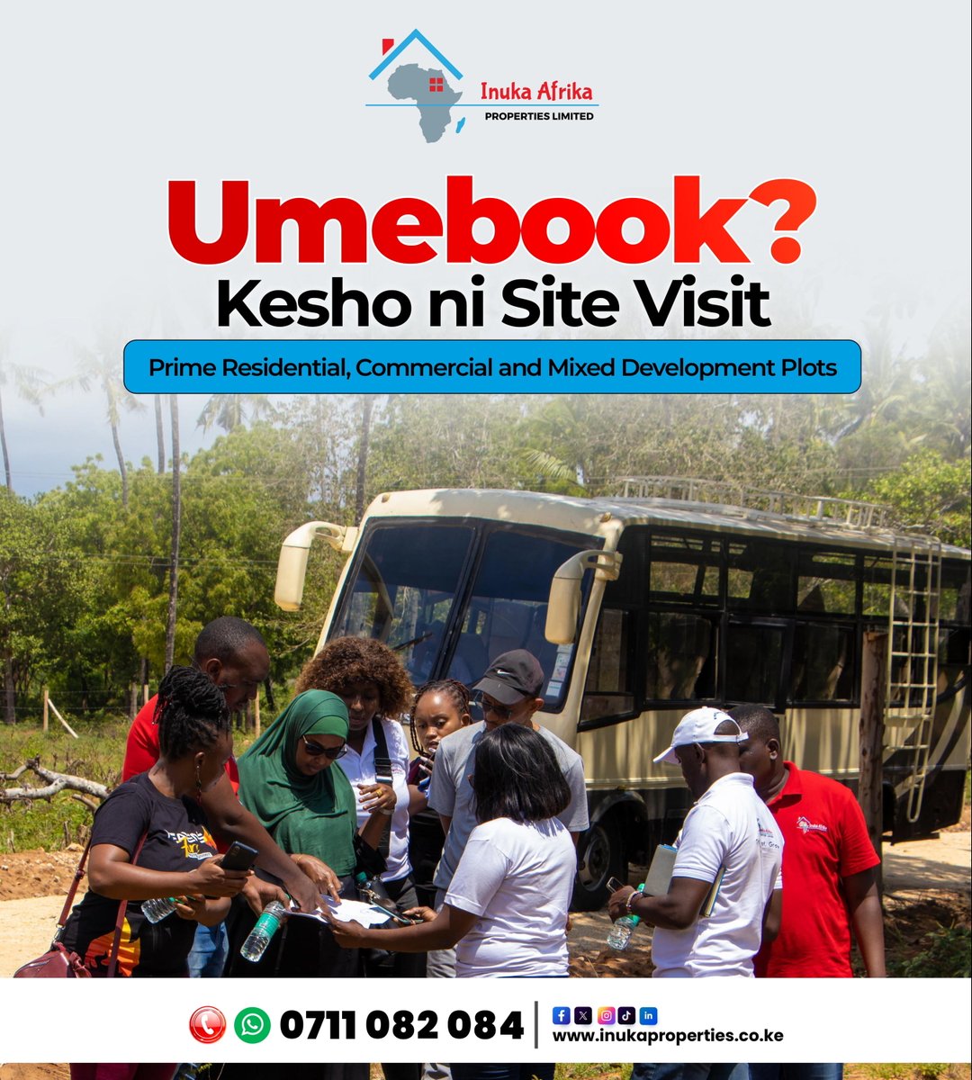 Inukaproperties's tweet photo. Umebook site visit kesho?

Whether you’re looking for residential, commercial, or mixed development plots, karibu tuone ground. 😊

📞 Call or WhatsApp 0711 082 084 https://t.co/7VZNBy0nZE