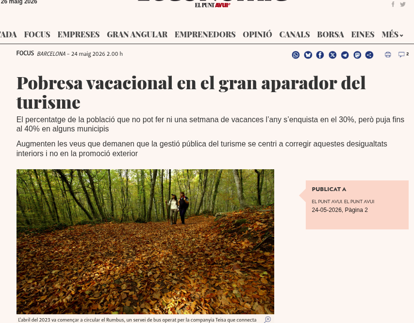 AssBarrisDT's tweet photo. "Tots som turistes", diuen.
Tots mens el 30-40% de la població.
Mentires interessades per legitimar i continuar imposant el monocultiu turístic. #ProuTuristització #DecreixementTurístic JA!
https://t.co/dOlAk3TRP8 https://t.co/EzEx4yDWge