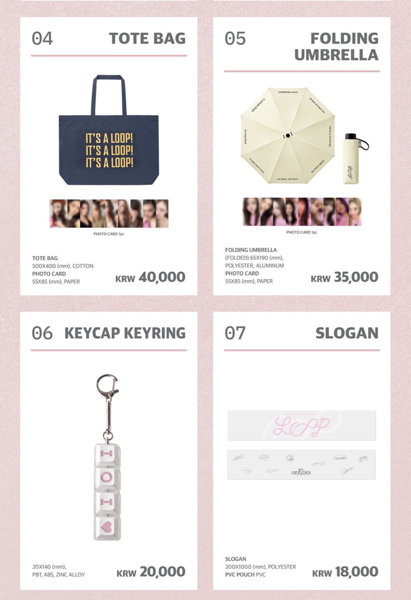 IOI_THAILAND's tweet photo. [INFO] สินค้า Official ของ #IOI ที่จะวางขายหน้าคอนเสิร์ตค่ะ

วางขายวันที่ 29,30,31 พฤษภาคม (หน้าคอนเกาหลี)

รอบออนไลน์เริ่มเปิดจำหน่าย 8 มิถุนายน

ใครสนใจชิ้นไหน เตรียมฝากหิ้ว รอพรีกันได้เลยน้า 🥹🍦

#아이오아이 https://t.co/jd8UFwHIG8