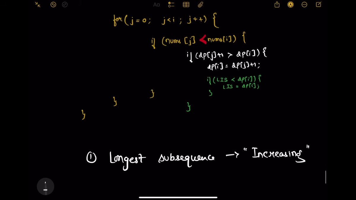 AzadKumar161440's tweet photo. 🚀 Day 81 of My Coding Journey: Mastering the Longest Increasing Subsequence (LIS) with Dynamic Programming! 🚀

#DynamicProgramming #DataStructures #Algorithms #LIS #CoderArmy #Consistency #PlacementPrep #Java #ProblemSolving #CodingJourney #SoftwareEngineering https://t.co/LNqGu7i5Vx