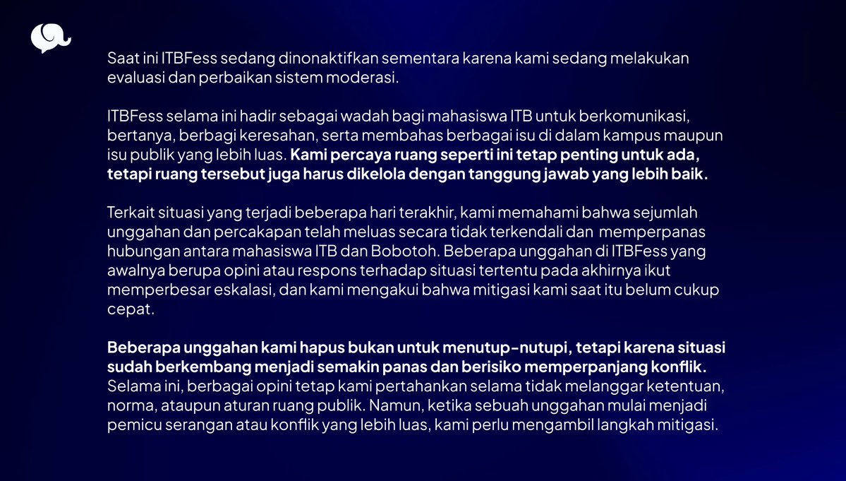 ITBFess tweet media