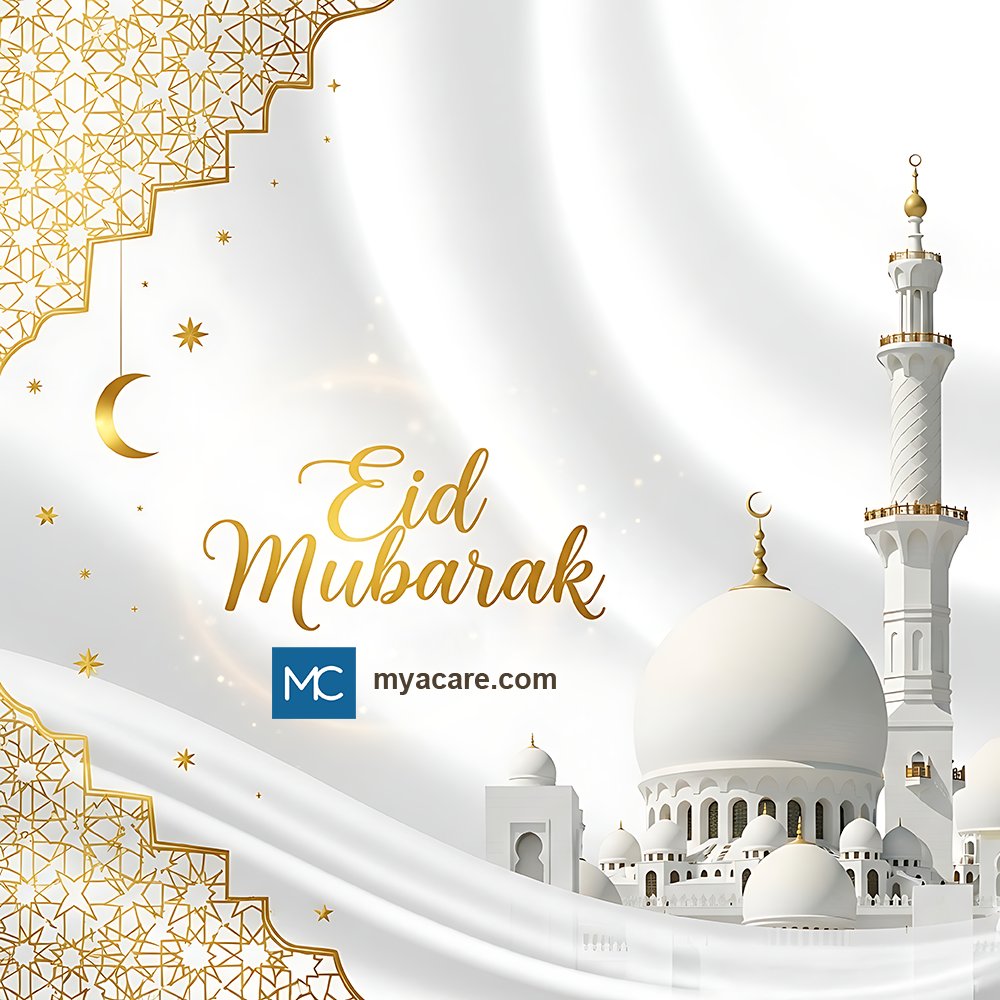 MyaCareHealth's tweet photo. Eid Al-Adha Mubarak from Mya Care! 
May your celebrations be filled with joy, gratitude, togetherness, and moments of well-being with loved ones.
#EidMubarak #EidAlAdha #GoodHealth https://t.co/AAefZp6TVB
