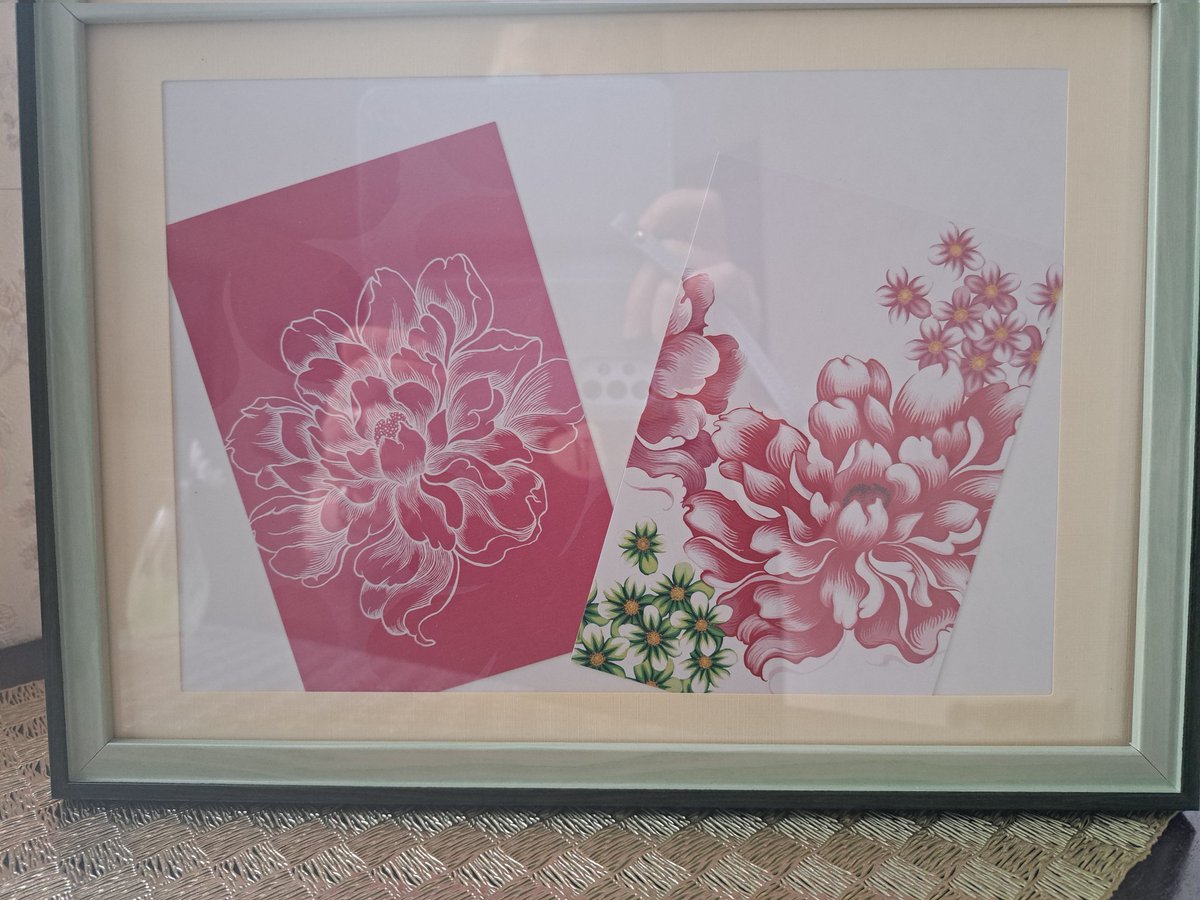 sumichan329's tweet photo. 先日お邪魔してきたeico wadaさんの展覧会で購入した絵葉書をフレームに入れて飾ってみました～🥰
#eico wada https://t.co/DACJY0geHq