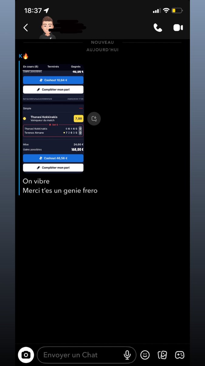 ICE_PRONOS's tweet photo. et comme j’ai dit sur le canal ceux qui prennent le temps de venir me remercier à chaque fois c’est vous les meilleurs et je vous assure ça me fait tellement plaisir de vous régaler chaque jour🫡🎁

Bref assez parlé les gars go enchainer notre carnage avec le tennis y’a full choix à partir de 11h00🔥🔥