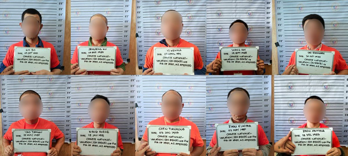 AFPCRS's tweet photo. BI XI, 10ID Apprehend 24 Chinese Nationals in Panabo Enforcement Operation
#OneAFPOnePhilippines
#StrongAFPStrongPhilippines
#OurSeasOurRightsOurFuture
#ProtectingtheSeasSecuringOurFuture
#AFPyoucanTRUST
#MatatagNaSandigan 🫡🇵🇭 https://t.co/xhMAFA5toy