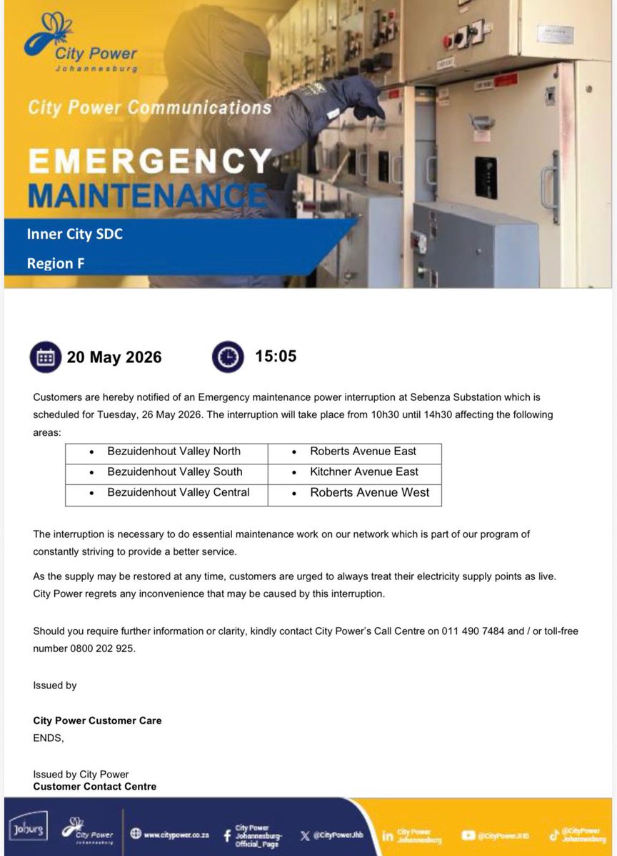 @CityPowerJhb tweet media