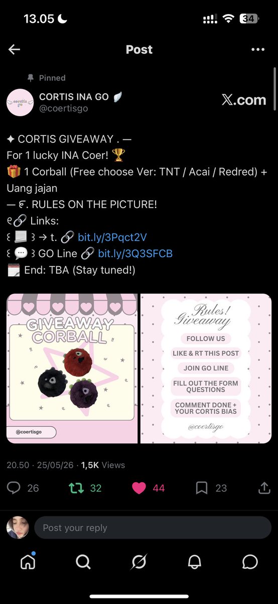cupaps's tweet photo. @coertisgo done!! ✅ thanks udah ngadain giveaway-nya kak ❤️ bias aku seonghyeon https://t.co/dluiyU5mEd