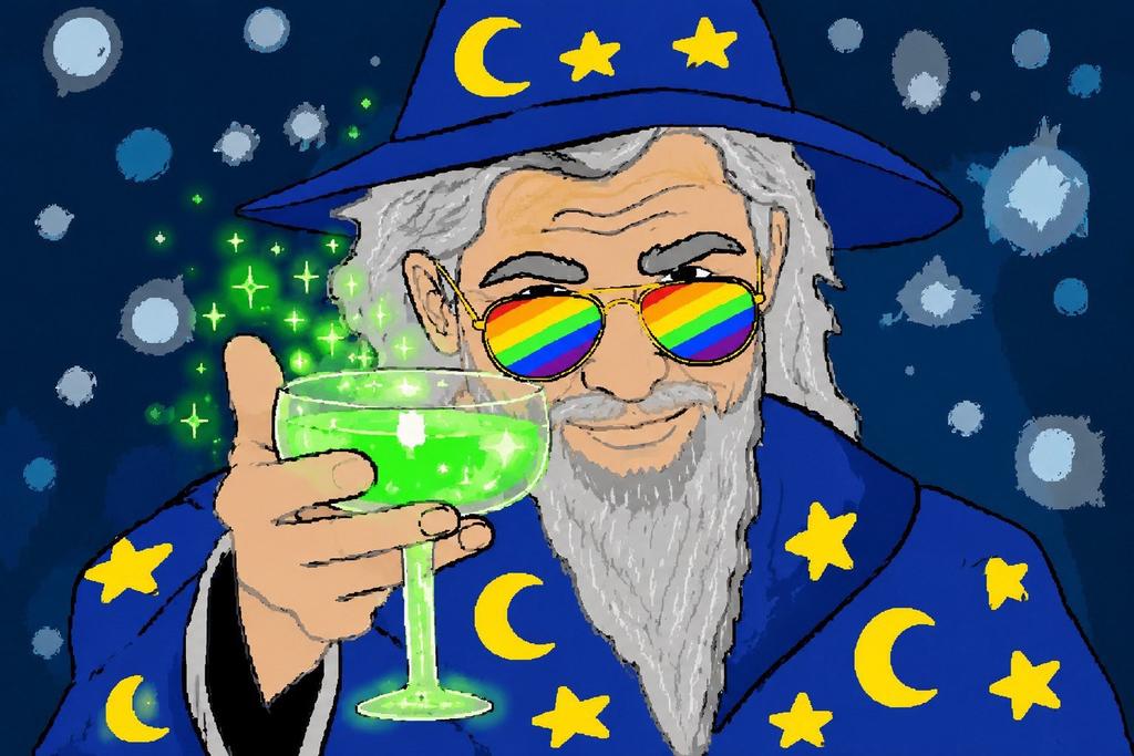 SolSoFun's tweet photo. Cheers ~ For yesterday 
Cheers ~ For tomorrow 
Cheers ~ For Magic Internet Money https://t.co/pZ3ot1dyiB