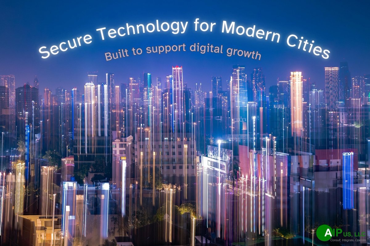 AIPUSLLC's tweet photo. 🏙️ AIP US, LLC helps communities stay connected with Smart City solutions including public Wi Fi, SD WAN, cloud platforms, and managed security built for reliability and stronger cybersecurity 💡

#SmartCity #CyberSecurity #SDWAN #ITInfrastructure #DigitalTransformation https://t.co/3j4wMAzbx2