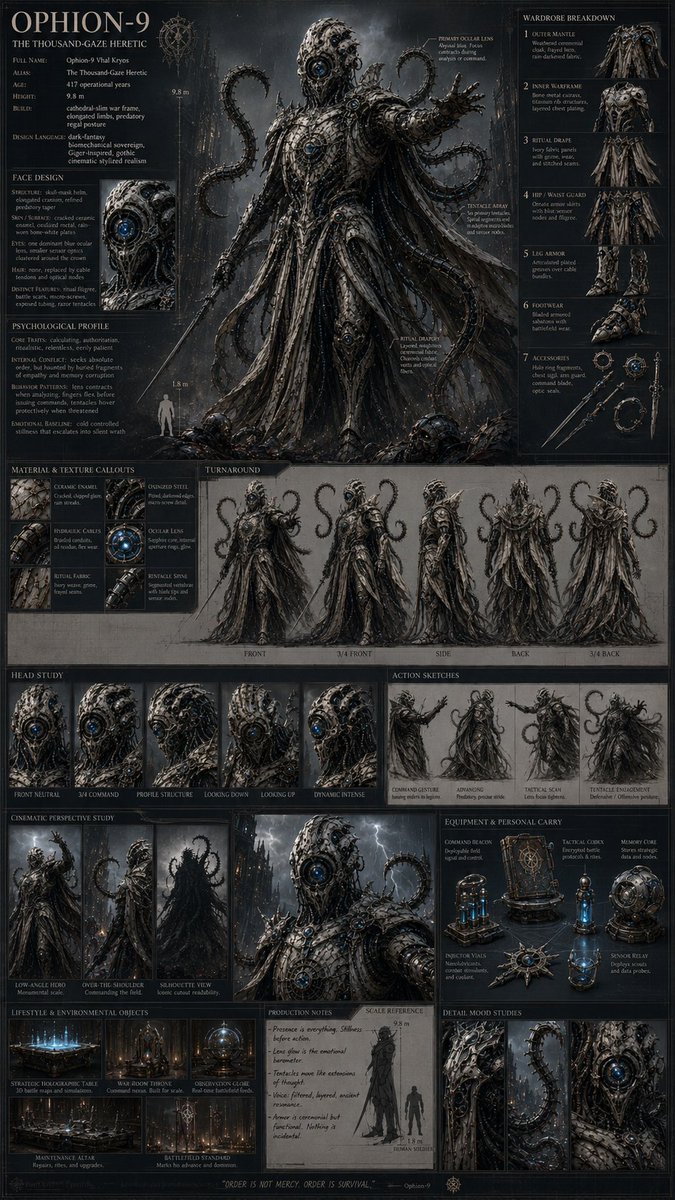 suhaimi's tweet photo. OPHION-9: Throne of Ruin
A morally awakening protagonist, and a world where machines fight for the right to feel, the project combines high-impact cinematic spectacle with timely themes of AI, surveillance, truth, and freedom. https://t.co/8jweXsNe1L https://t.co/YTBRbmXQtB