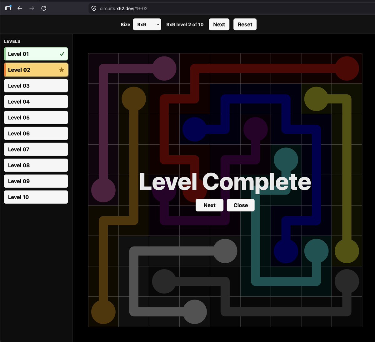 robjtede's tweet photo. I made the game logic for this about 10 years ago, found it in my backups, and vibed a level generator. https://t.co/qI76RZ7E5q