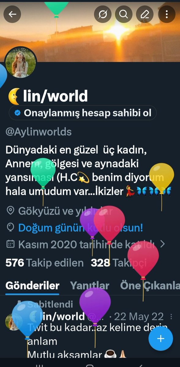 Aylinworlds's tweet photo. Yeni yaşım hoş geldin. Yorulmadığım sağlıklı bir yıl istiyorum. Sevdiklerim yanibasimda benimle olsun. Kâfi.. ❤🥰 https://t.co/6r5z85CmPb