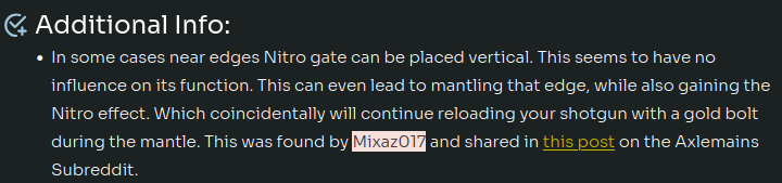 Mixaz017's tweet photo. 5日前にRedditに上げたしょぼいテクが拾われて、Apex Movement Wikiに名前が載った！感謝 https://t.co/WBhGzzA17I