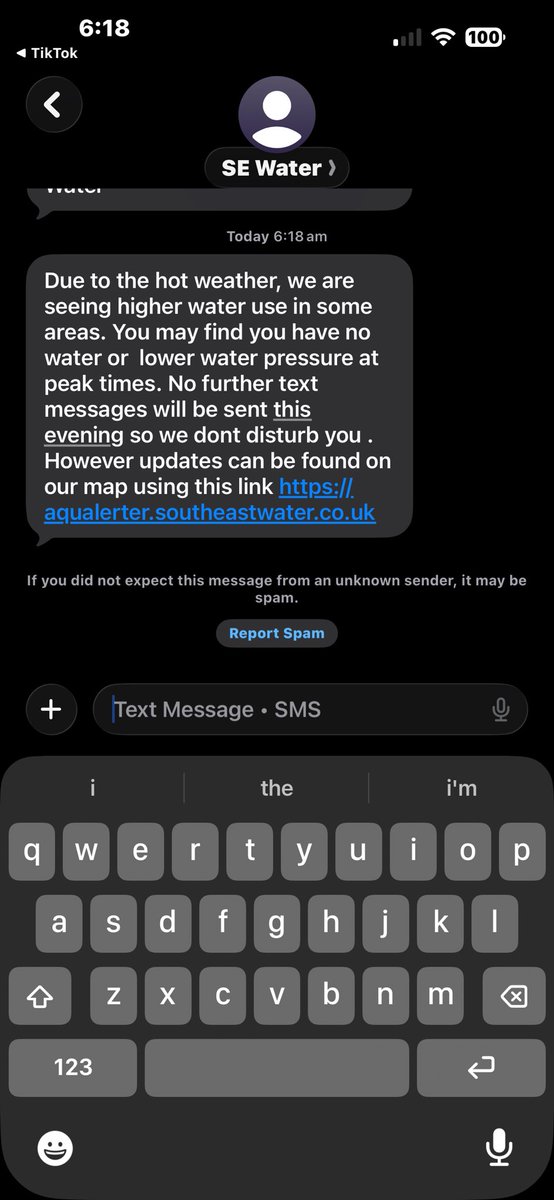 George_Greenn's tweet photo. No @sewateruk don’t lie and blame us for ‘high water usage’ it’s your poor maintenance on your own services that cause this issue. Leavings leaks for weeks if not months at a time. Sort your supply out and we won’t have these issues! Going around blaming us won’t work👍🏼 #Tossers https://t.co/gtgf9bEOdg