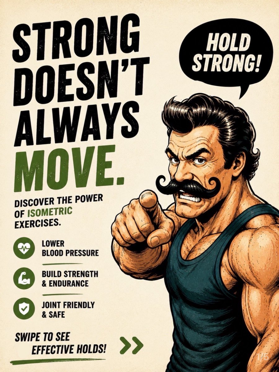 designrock's tweet photo. You can get stronger through Isometric exercises. https://t.co/LPhRjfrD9V https://t.co/kQkORkQxKz