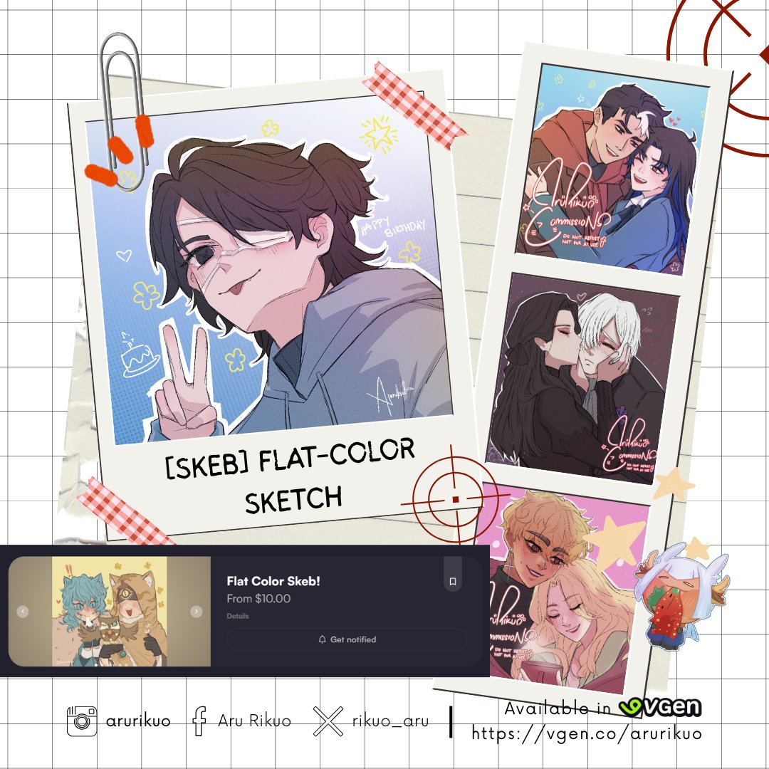 rikuo_aru's tweet photo. Adding to my LRT!

My flat color skeb services are open for indefinite time as of the moment on my VGen 🙏 requests are really appreciated during this time, especially with my sem finals ending and for my upcoming OJT 🥹 and as always, thank you to those who kept supporting me! https://t.co/uT5fnQGTho
