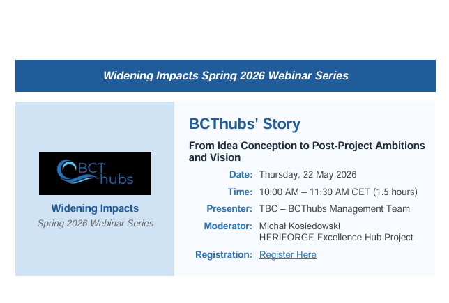INNO2MARE's tweet photo. 🌊 The #WideningImpacts Spring 2026 Webinar Series has launched! Opening session spotlighted #BCThubs — a #HorizonEurope WIDERA project using ROVs, VR, AR &amp; AI to protect Europe's underwater cultural heritage. 🇪🇺
👉 https://t.co/iFTO4y4sva
#INNO2MARE #BlueEconomy #Innovation https://t.co/YAB0AOgnlg