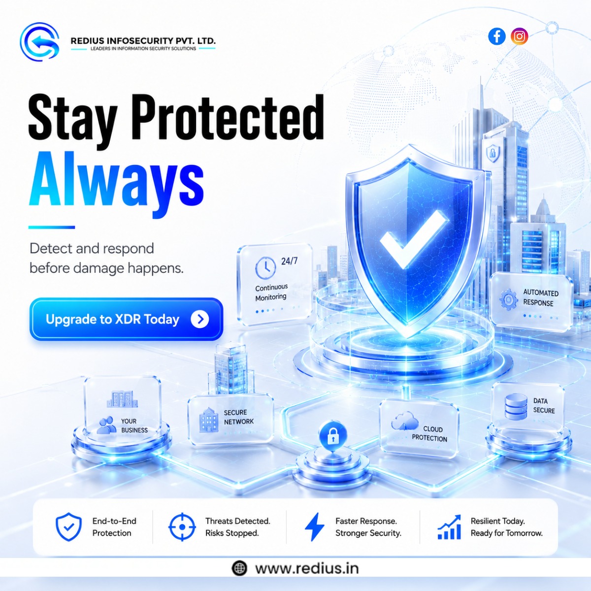 rediusinfo's tweet photo. Stay protected always with Redius XDR.

From real-time threat detection to faster response and reduced risk, Redius Infosecurity Pvt. Ltd. helps businesses secure endpoints, networks, and servers .

#rediusinfosecurity #xdrsecurity #cybersecurity #threatdetection #serversecurity https://t.co/z4HEkI5Don