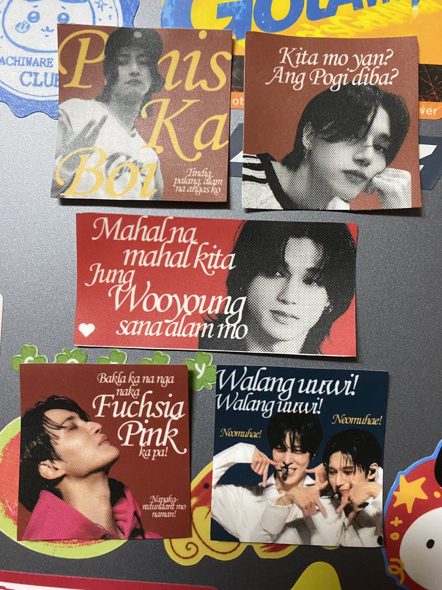 yunwoocentral's tweet photo. stickers have arrived safelyyy~ TENK U SO MACHIE @starrysouph ANG GANDA WAAAA https://t.co/irG7xW3nxZ