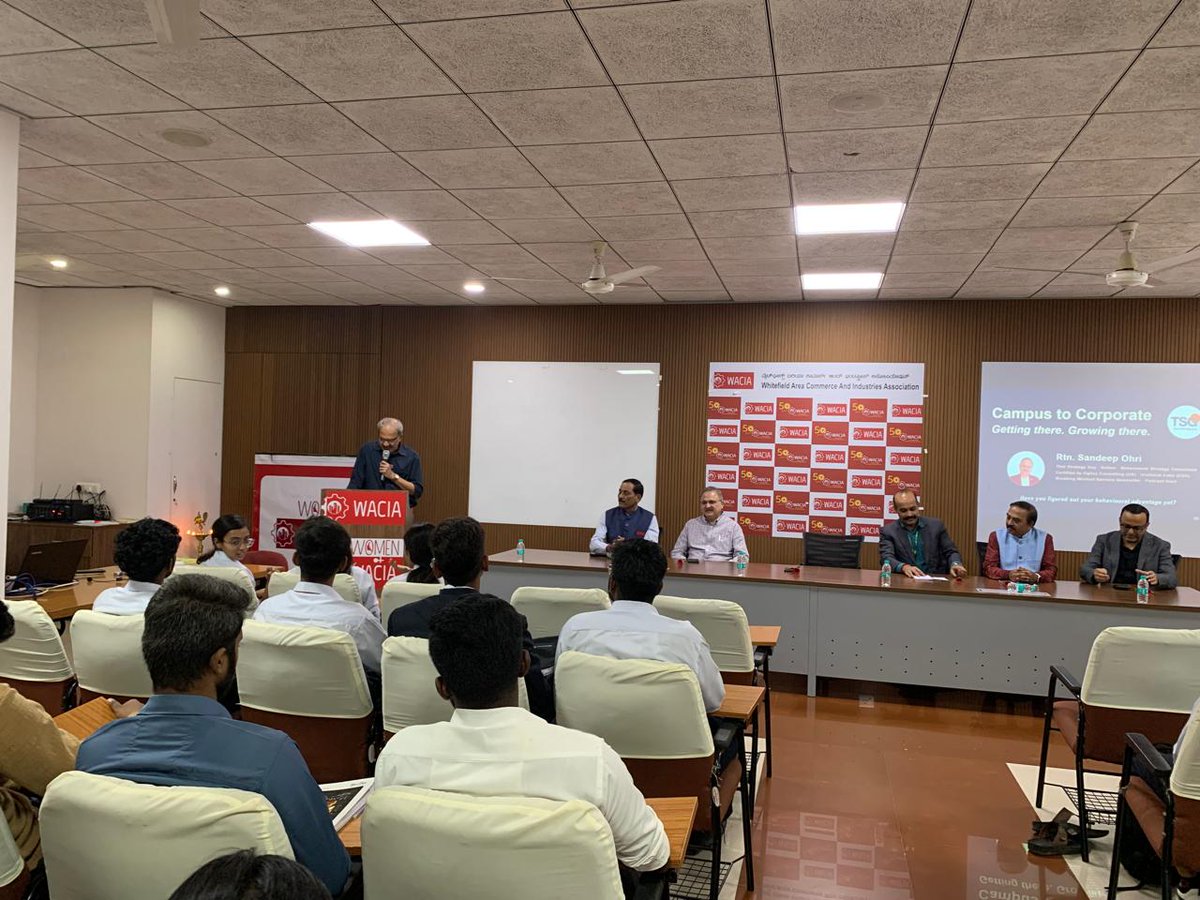 Legend_Tech's tweet photo. Proud to share successful completion of Campus to Corporate ��� Industry Readiness Program organized by WACIA for final-year Engineering &amp; MBA students.
Glad to have Dr. Enti Ranga Reddy, Joint Secretary – WACIA, as HR &amp; Training Chairman. https://t.co/eElqFTDnzi