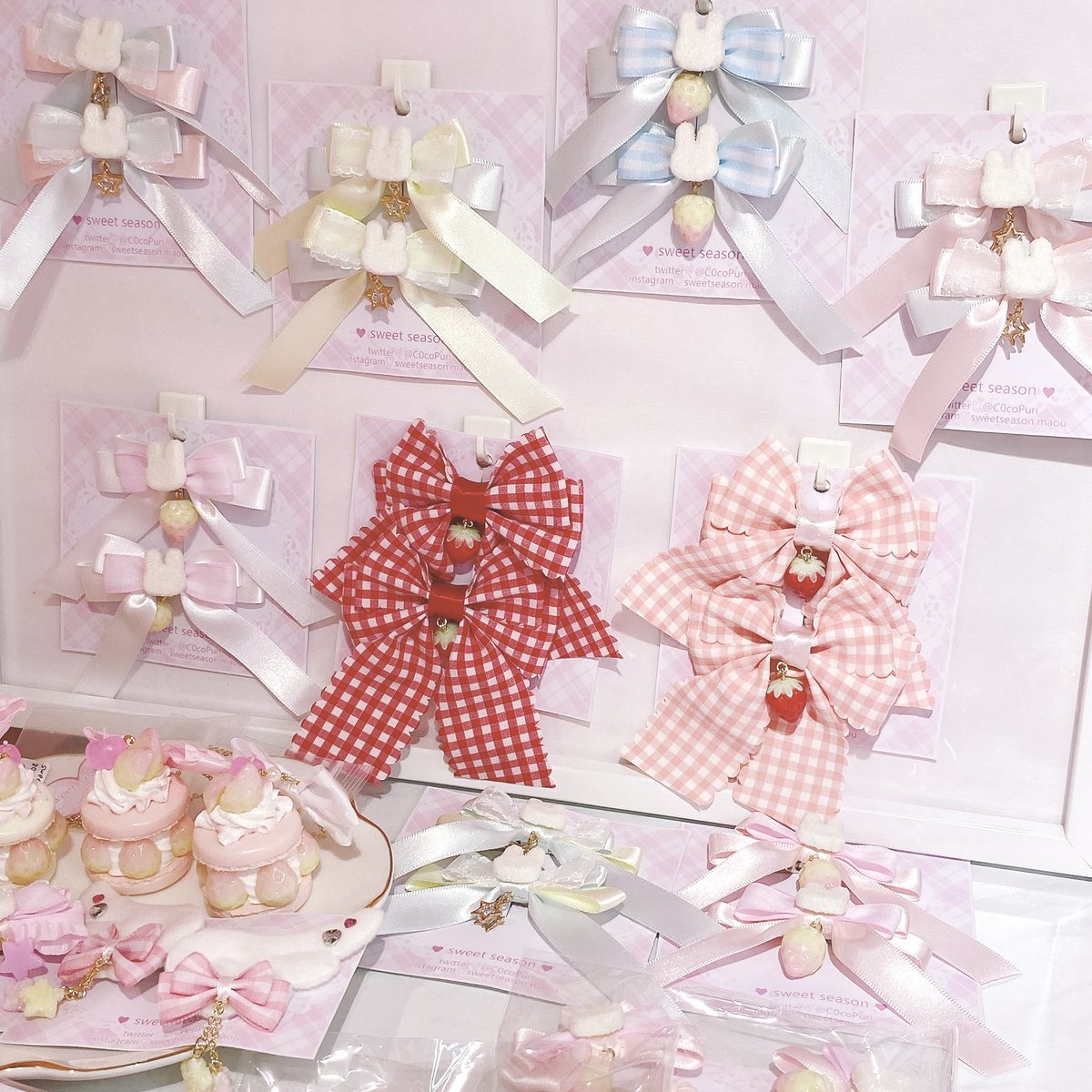 Kawaii__Stars's tweet photo. 🌈Kawaii☆Stars 原宿本店🎀

大阪にて好評いただきました一部のアイテム絶賛販売中❣️

5/26
ただ今の店舗状況です♡

sweet seasonさま♡

カワフェスにて初お披露目✨
ピンクいちごがかわいい🍓💕
マカロンネックレスやリング💍

お星さまいっぱい⭐️
パステルカラーにときめく🩵
ゆめかわスイーツも勢ぞろい🍒

ぜひ店頭でご覧ください♡

通販ご希望の方は
希望作品に⭕️をつけて 
DMまでお問い合わせください♡