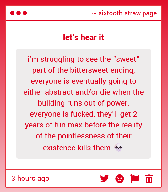VI-canine || TADC FINALE SPOILERS tweet media