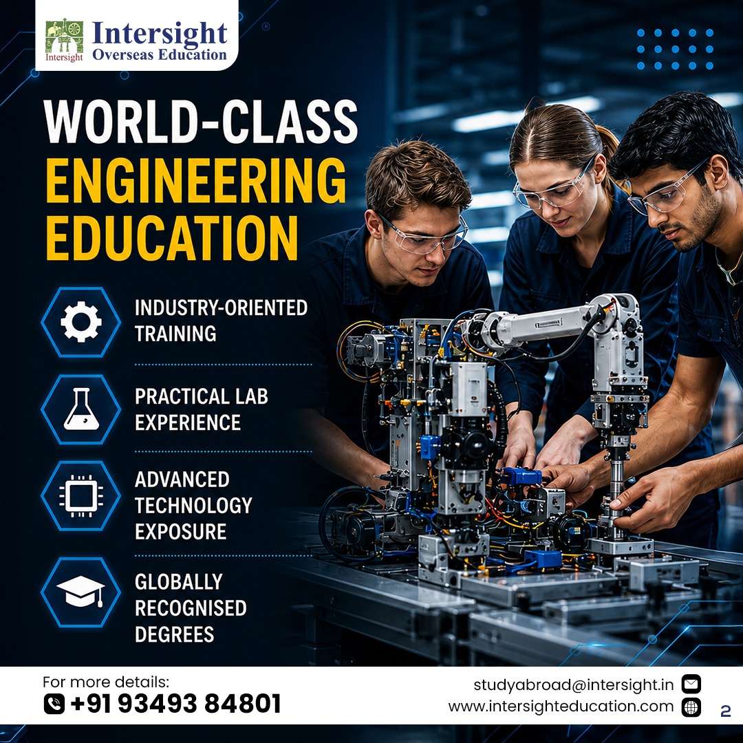 Intersightedu's tweet photo. 🇩🇪 𝐁𝐮𝐢𝐥𝐝 𝐲𝐨𝐮𝐫 𝐞𝐧𝐠𝐢𝐧𝐞𝐞𝐫𝐢𝐧𝐠 𝐜𝐚𝐫𝐞𝐞𝐫 𝐢𝐧 𝐆𝐞𝐫𝐦𝐚𝐧𝐲!

World-class education, industry-focused training &amp; global opportunities await with Intersight Overseas Education.

📞 +91 93493 84801
🌐 Intersight Overseas Education https://t.co/cFKYqqGffG