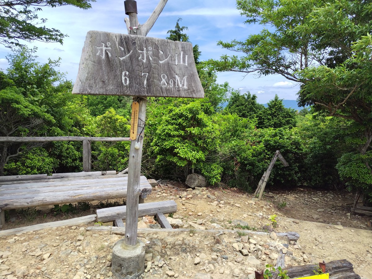 Gozaisho1212's tweet photo. #高槻市　#本山寺　から
#東海自然歩道　で　#ポンポン山　に登りましたぁ🎵☀、歩きやすい道でしたぁ🎵 https://t.co/kvRE2prAOH